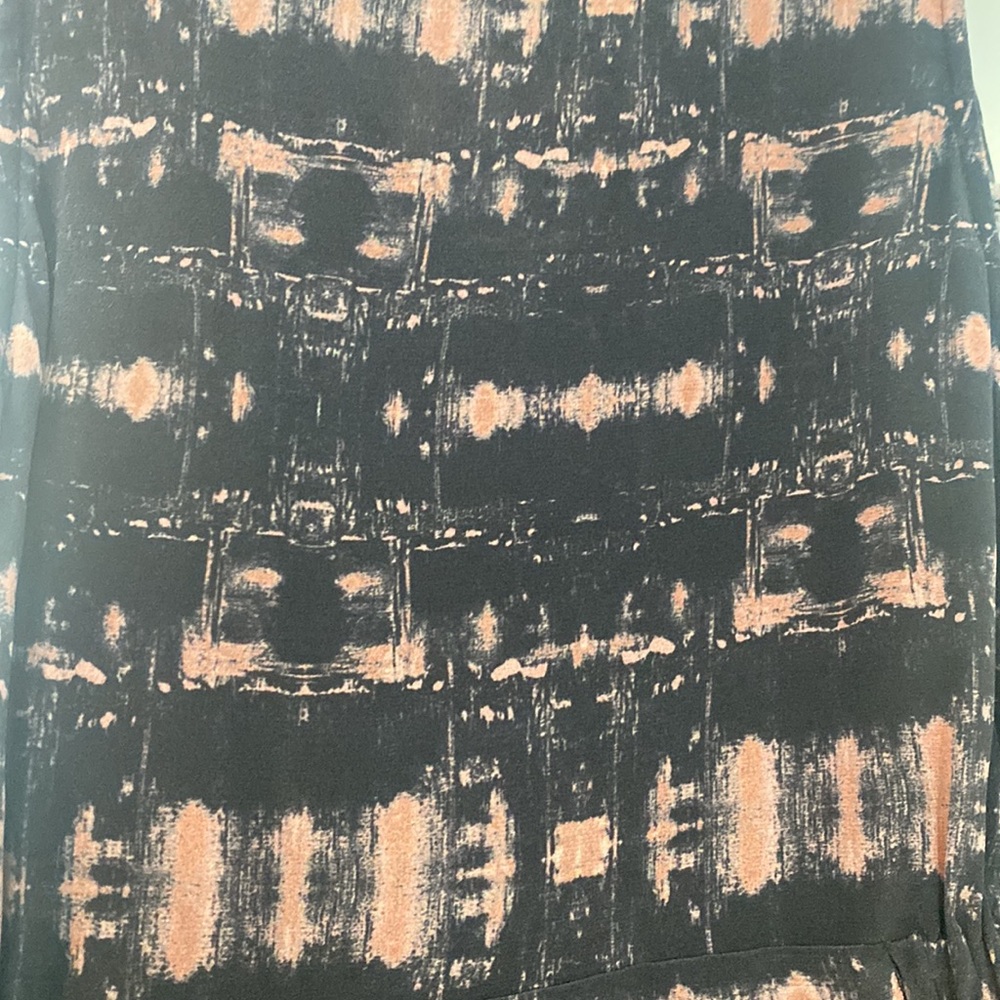 Vena Cava Printed Bleach Style Pattern Mini Dress - image 6